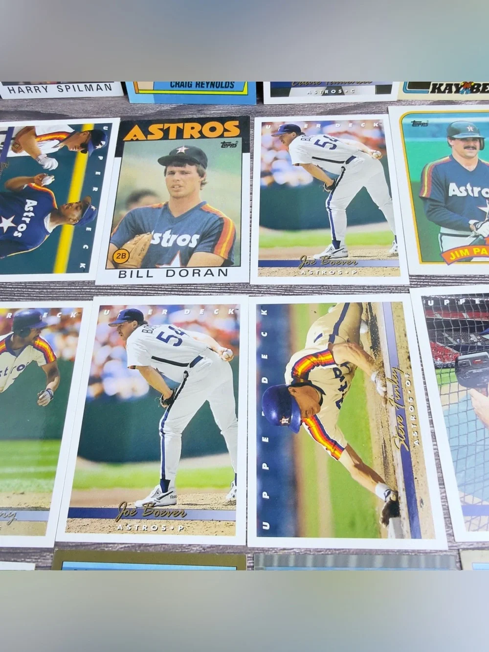 Houston Astros Card Lot of 24 Nolan Ryan Whataburger Hologram +